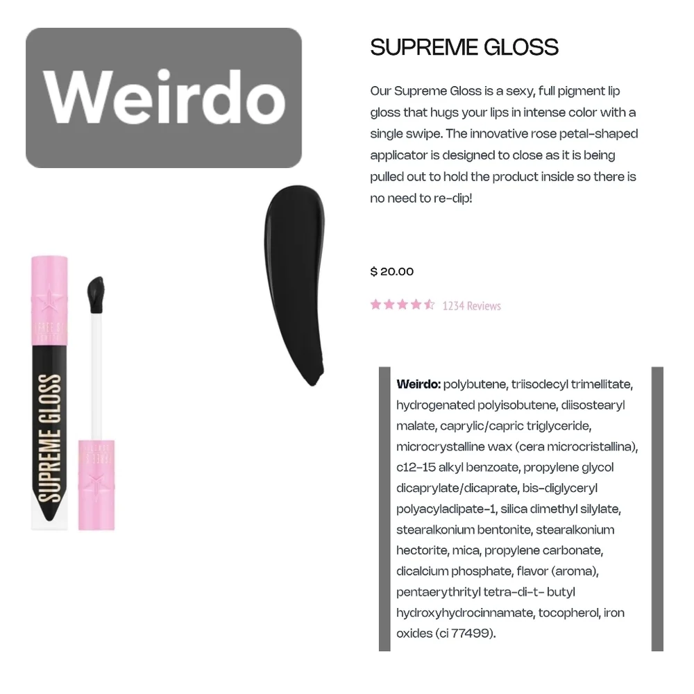 Jeffree Star Supreme Gloss in 